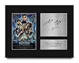 HWC Trading Chadwick Boseman, Michael B Jordan & Lupita Nyong'o Gifts USL Printed Signed Autograph Picture for Movie Memorabilia Fans - US Letter Size