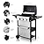 3-Burner Propane Gas BBQ Grill with Side Burner, 46790BTU Output With Enameled Cast Iron Cooking Grids For Outdoor Barbecue, Stainless Steel (3-Burner 25650BTU)