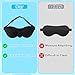 Moisture Chamber Glasses, Silicone Hydrating Sleep Dry Eye Mask for Women Men Lightweight Comfortable Moisture Retaining Glasses for Yoga Meditation Naps Insomnia Supplies