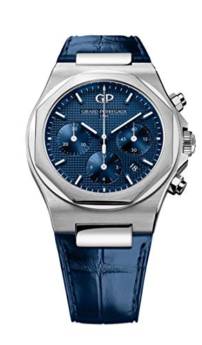 Girard Perregaux Laureato Chronograph 42mm Mens Watch (Blue)