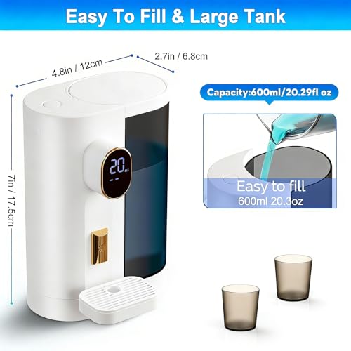 Distributeur de bain de bouche 600ml hydropulseur électrique LED - 3