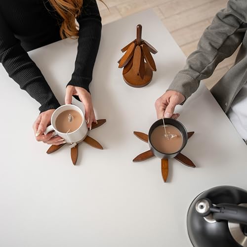Tree Shaped Wooden Trivets for Hot Dishes, Pots & Pans - Hot Pads by NORDORA - Used condition - Image 4