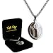 Faith Forge Luke 1:37 Baseball Cross Necklace and Pendant Stainless Steel for Athletes with Bible Quote Prayer | Christian Gift for Boys and Girls