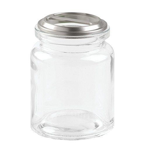 Preisvergleich Produktbild iDesign 24210EU Westport Zahnbürstenhalter aus Glas, durchsichtig / gebürstet