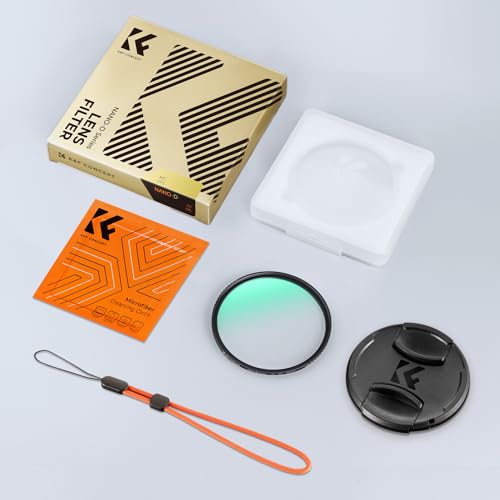 K&F CONCEPT 67MM Polarising Filter Circular Polarizing CPL, Ultra Definiton 24 Layers Multi Coated, with Lens Cap Cleaning Cloth (Nano-D Series) - Image 6