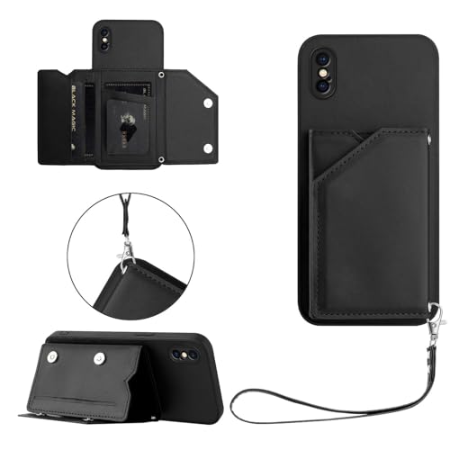 Protection écran iPhone 10 et coque support avec dragonne