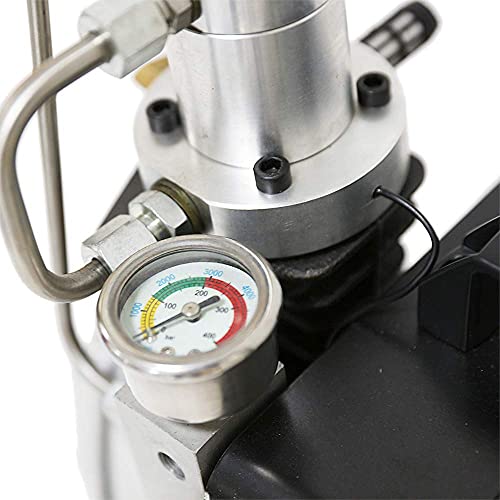 Hpdavv Protable Air Compressor 4500Psi - 1.5Kw - 110V/60Hz - Manual Stop For Paintball Scuba Tank Filling Pump #TOP6
