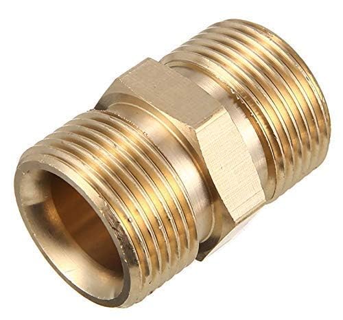 M22 Male Brass Connector for Extension of Washer Hose Pipe Hose Extender Compatible, Car Wash Pipe Connector (1)-image-14