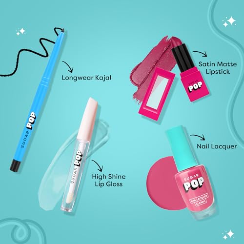 SUGAR POP Shehnaaz's Slay Everyday Makeup Kit - Set of 4 Makeup Essentials | Gifting Makeup Kit for Women - Image 4