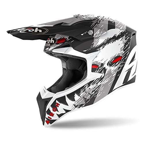 Casque Motocross Airoh Wraap WRDE35 Multicolor en Taille XL pour Pilote Moto
