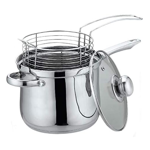 Friteuse avec panier hauteur friteuse 3,6L fritierpfanne karbontopf 4581 kH-friteuse