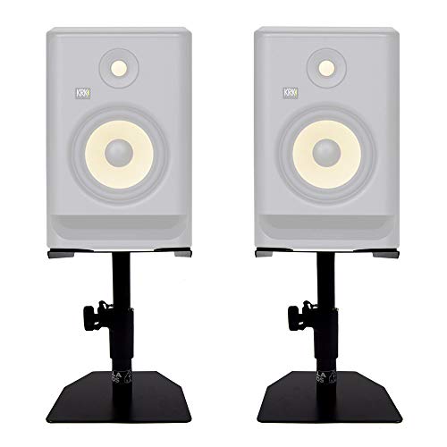 Gorilla DJ GSM-50 Monitor Desktop Table Top Universal DJ Studio Speaker Stands (Pair)
