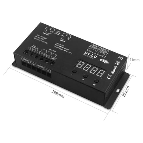 Boîtier décodeur d'affichage haute puissance 1 canal de genesis LED 12A - 2