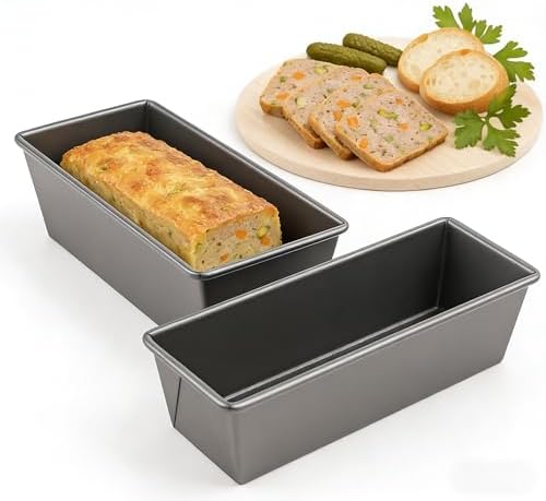 Molde Terrine – Formas de pão de 28 cm de comprimento para assar,...