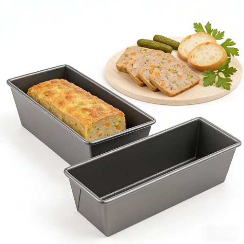 Terrine Mold – 11 Inch Long Loaf Pans for Baking,