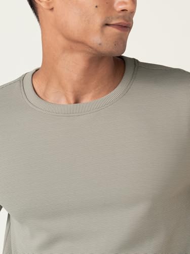 Image of DAMENSCH ReNEWd Soft Ribbed Texture, Strong Durable Fabric, Dyes Ottoman Half-Zip Sweatshirts