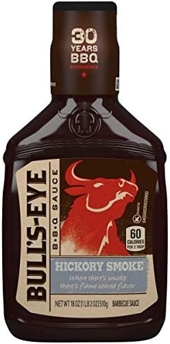 Bull's Eye Hickory Smoked Barbecue Sauce (180z Bottles, Pack of 6)