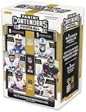 2023 Panini Contenders Football Trading Card Blaster Box with 5 Packs, 1 Autograph OR Memorabilia Card