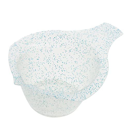 NIYANGLE 1pezzi Ciotola Professionale Per Tinta Capelli in Trasparente Opaca Strumento Per Miscelare Colori Per Parrucchieri e Uso Domestico