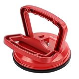 MAXPOWER Glass Suction Cup, Aluminum Vacuum Suction Cup Lifter for Replace Windshield Tile Marble Floor, 110 Lbs Load Capacity, 4.7' Suction Pad