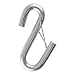 CURT 81840 13/32-Inch Certified Trailer Safety Chain S-Hook with Latch, 3,500 lbs.