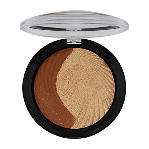Image of FASHION COLOUR Dual Face Powder & Blusher | Easy Blend | Highly Pigmented | Natural Glow | Face Makeup Blush For Cheekbones & Highlighting | Face Blusher For All Skin Tones | Shade 03
