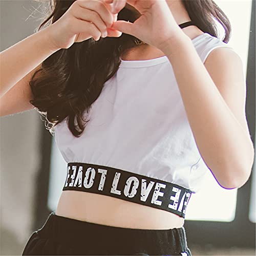 Betusline Girls Sleeveless Cropped Tank Tops, 4-11 Years2