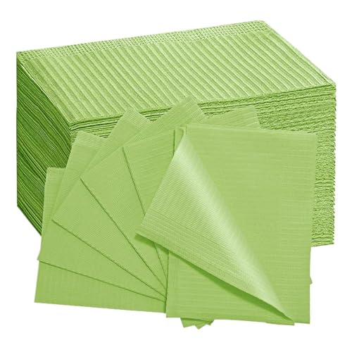 Bavoirs dentaires jetables x125 en papier absorbant imperméable