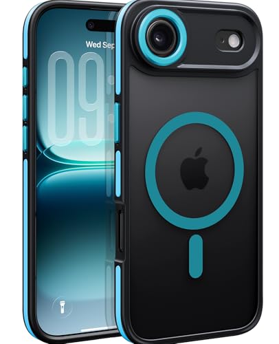 Coque iPhone 17 Air antichoc de qualité militaire BENTOBEN avec anneau magnétique Magsafe