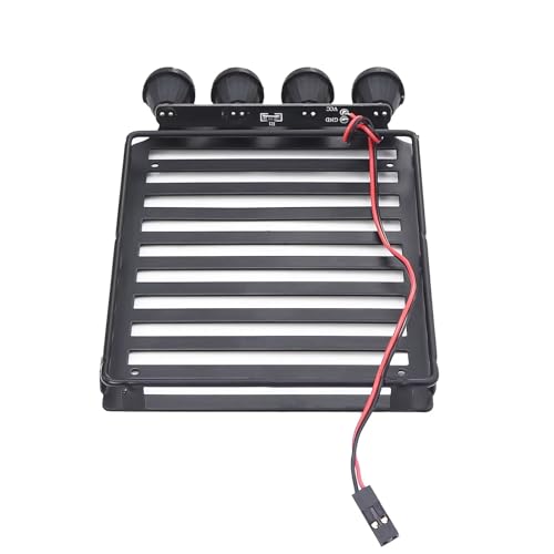 Luces Vehículo RC Accesorio Coche Crawler TRX4M Defender Bronco Baca Techo AX-8560