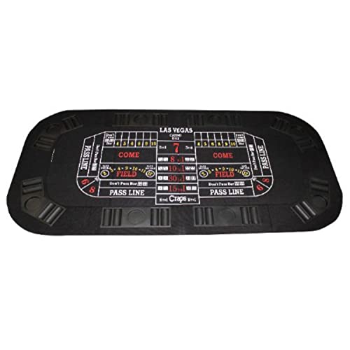 3-In-1 Poker & Casino Folding Table Top #TOP15