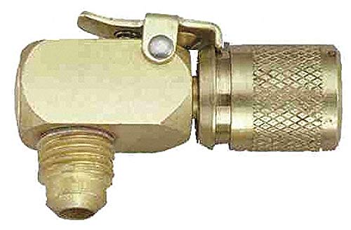 Imperial Quick Coupler, Low Loss, 1/4 in MxF, 90 Deg