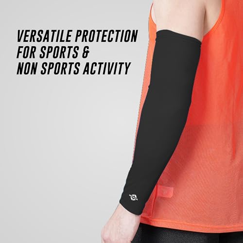 Image of Nivia Arm Sleeves for men & women, Arm Compression sleeves, Uv sun protection arm sleeves for boys & girls,Arm Sleeves for Cricket,Volleyball,Football,Bike Riding,Cycling
