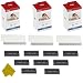Canon KP-108IN 9 Color Ink Cassette and 324 Sheets 4 x 6 Paper Glossy For SELPHY CP1300, CP1200, CP910, CP900, CP760, CP770, CP780 CP800 Wireless Compact Photo Printer