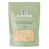 Textured Vegetable Protein (TVP) – Plain SOYA Mince 500g by Manor Springs