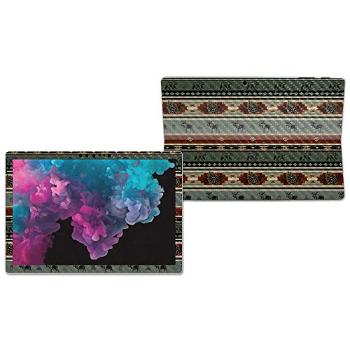Image of MIGHTY SKINS MightySkins Carbon Fiber Skin for Microsoft Surface Pro 6 - Cabin Stripes | Protective, Durable Textured Carbon Fiber Finish | Easy to Apply, Remove, and Change Styles | Made in The USA