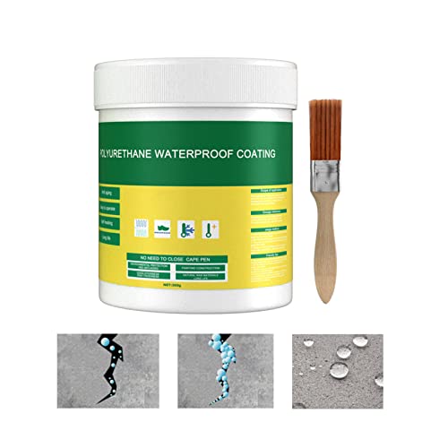 LXYQ Waterproof Insulating Sealant, Invisible Transparent Adhesive Mighty Sealant Paste, Polyurethane Coating Waterproof Leak-Proof, for Home Bathroom Roof (300g) Cover