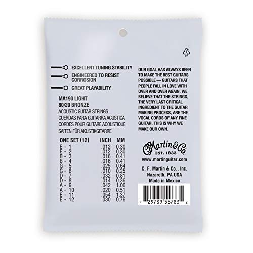 Image of Martin Authentic Acoustic Guitar Strings - Superior Performance (Pack of 5)