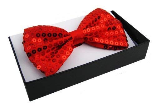Noeud Papillon Unisexe Sequin - Rouge