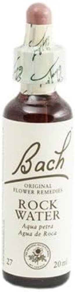 Bach - Flor de Bach Rock Water, Complemento Alimenticio, con Extracto de Flores de Agua de Roca, Uva de Alc 27% Vol, Ayuda a Gestionar las Emociones Cuando Se Quiere Ser Más Flexible - 20 ml