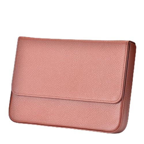 Lanxivi Custodia in pelle per penna stilografica, colore nero, caffè