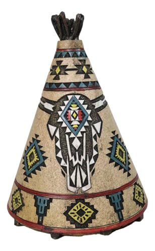 Chief Cow Skull Bank with Headdress