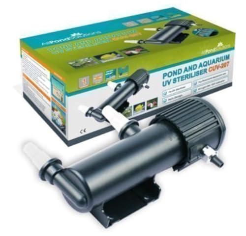 AllPondSolutions Pond UV Light Steriliser Clarifier Filter 7w - Helps Remove Algae and Greenwater