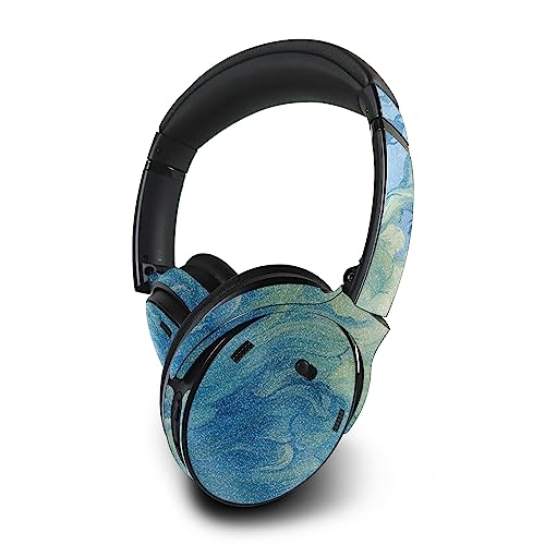 Image of MightySkins Glossy Glitter Skin Compatible With Bose QuietComfort 45 Headphones - Visionary | Protective, Durable High-Gloss Glitter Finish | Easy to Apply, Remove, and Change Styles | Made in The USA