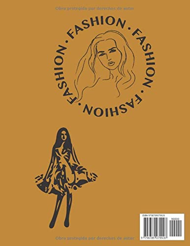 Miniatura 2 de Cuaderno de bocetos de moda Libro de Dibujo de Moda con Plantilla de Figuras (Spanish Edition)