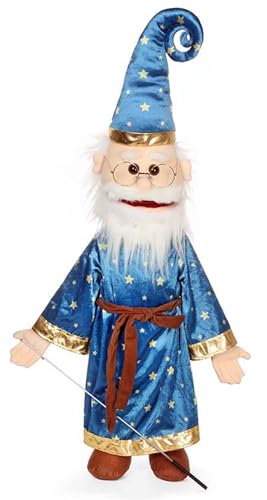 25' Wizard w/Glasses, Full Body, Ventriloquist Style Puppet