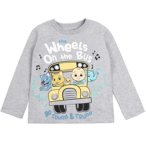 CoComelon JJ Kitty [SizeRangeDescription1] 2 Pack Long Sleeve Graphic T-Shirts [SizeDescription1]4
