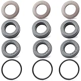 Lisnhlin 7105742 12 Pcs Low and High Pressure Cleaning Pump Seal Kit Replacement for Simpson for AAA 530001 530002 530008 530009 530016 530028 530030 90036 90037 Washer Pumps