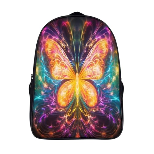 Mochila preescolar impermeable con mariposa 3D ligera para guardería y regalos infantiles