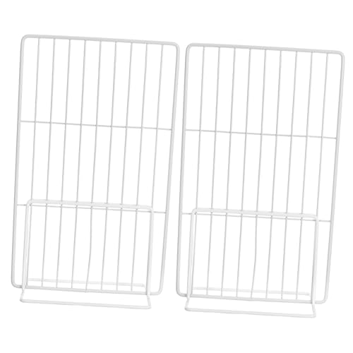 Holibanna 2 Piezas Separadores de Congelador Ajustables de Divisores de Almacenamiento Refrigerador Organizadores de Compartimentos de Práctica Clasificación Bebidas